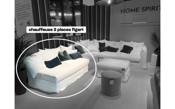 Chauffeuse 3 places Figari 166 cm - Home Spirit - Élégante et 100% déhoussable avec confort en plumes_1