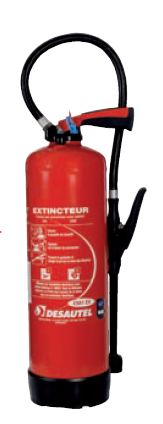 Extincteur 6L et 9L à eau pulvérisée avec certification NF-EN 3