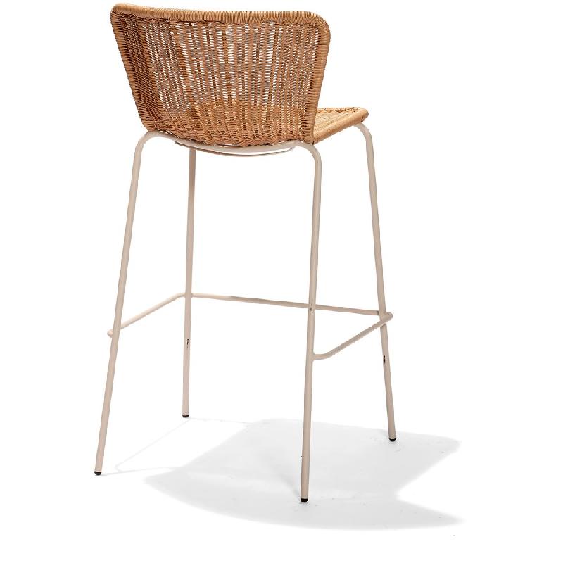 Luca - Tabouret de bar empilable Sable_1