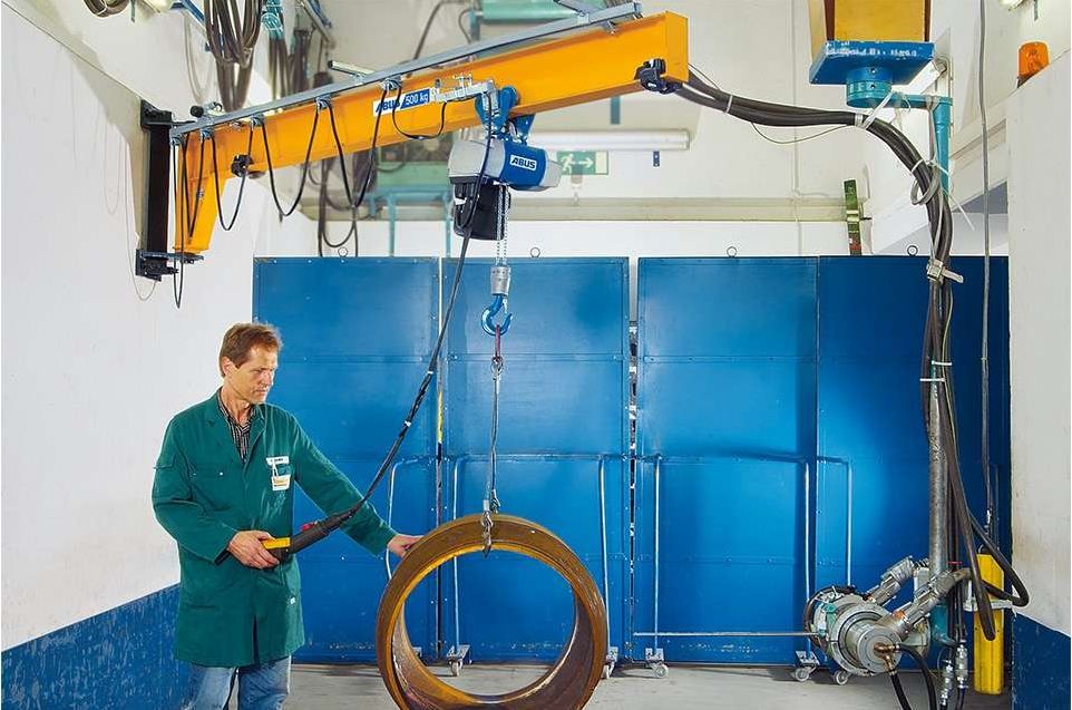 Système de levage mural capacité 500 kg avec rotation 180°