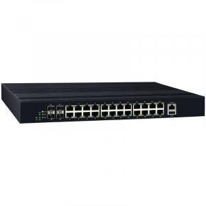 Switch PoE+ Gigabit rackable 24 ports alimentés + 4 ports SFP - Référence ISGPOEMT2404G_1