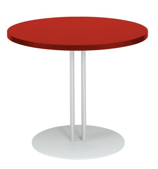 Table basse avec plateau de couleur Roxane - GENEXCO - Blanc 9010, Vert pistache_1