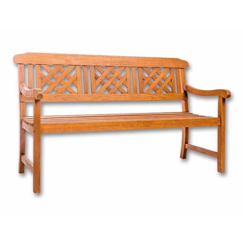 Banc de jardin orlando bois d'eucalyptus – MTF – 3 places – 2nab2173_1