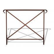 Bar3300b barrières urbaines - Urban'NT - en acier avec croisillon en carré - hauteur 900mm - longueur 1000mm_1