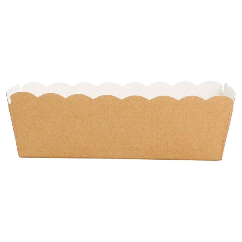 Barquette carton brun intérieur blanc 9x5x3,2cm - par 4000_1