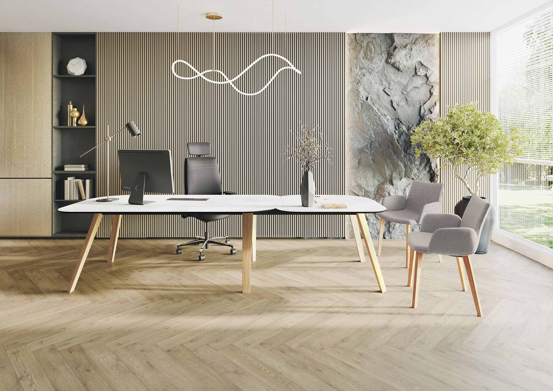 Fauteuil ergonomique de direction Munik - Confort optimal avec réglages personnalisés et revêtement en cuir noir_1