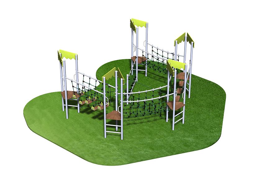 Structure de jeux 5 tours - Gamme Acrobatics - AC50901I_1