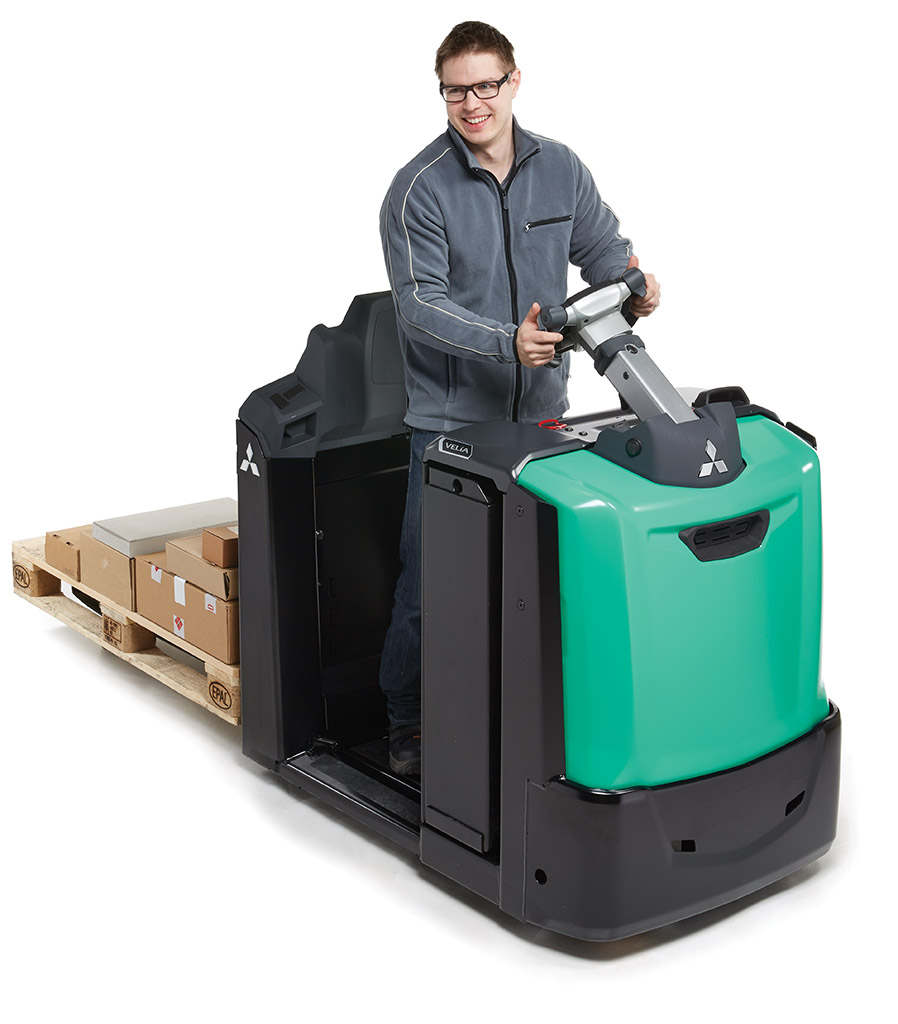 Chariot préparateur de commande au sol Mitsubishi Velia ES OPB20N2 - 2000 kg, électrique, ergonomique et polyvalent_1