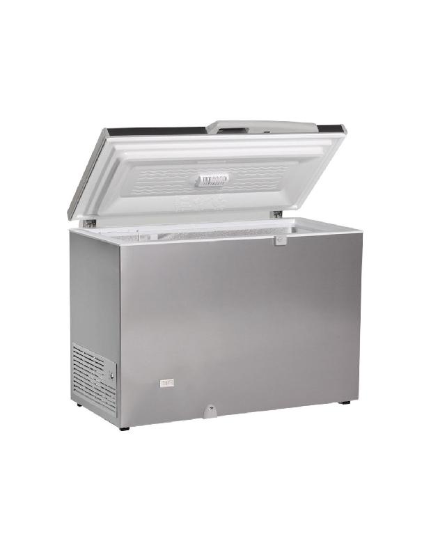 Congélateur bahut - 275 litres - aspect inox - Classe climatique 5 - Thermomètre digital - CHI 300_1
