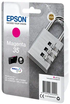 Epson Padlock Singlepack Magenta 35 DURABrite Ultra Ink_1