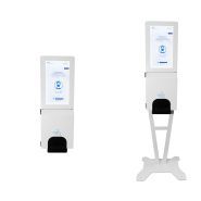 iSAFE - Borne de distribution de gel intelligente avec écran de diffusion - Made in France - Elecom_1