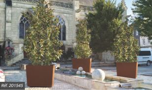 Bac à palmier OLBIA - Design épuré - Acier galvanisé - Univers classiques et contemporains_1