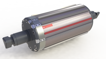 EXNG & EXLT - Arbre multi-vessies à barrettes pour enroulage et déroulage de bobines de laizes variables_1