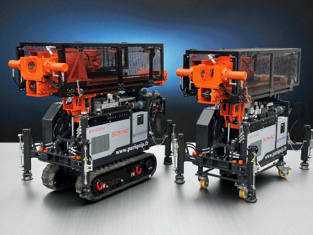 Foreuse hybride compacte pour milieux sensibles - SD20F HYB - Mobilité thermique et forage électrique zéro émission_1