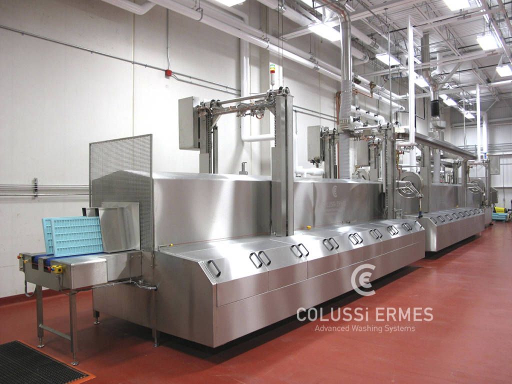 Installation de lavage industrielle pour moules de chocolat jusqu'à 900 unités par heure
