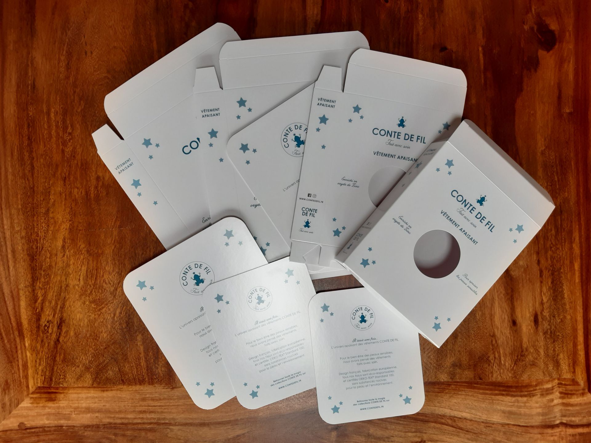 Packaging cosmétique - carton blanc et kraft - impression Quadri R°/V°, dorure, gaufrage et Pantone_1