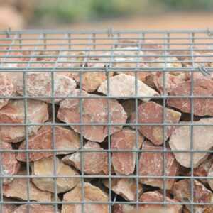 Pierre à gabion - Marbre rose 60/90 - Décoratif, durable et résistant_1