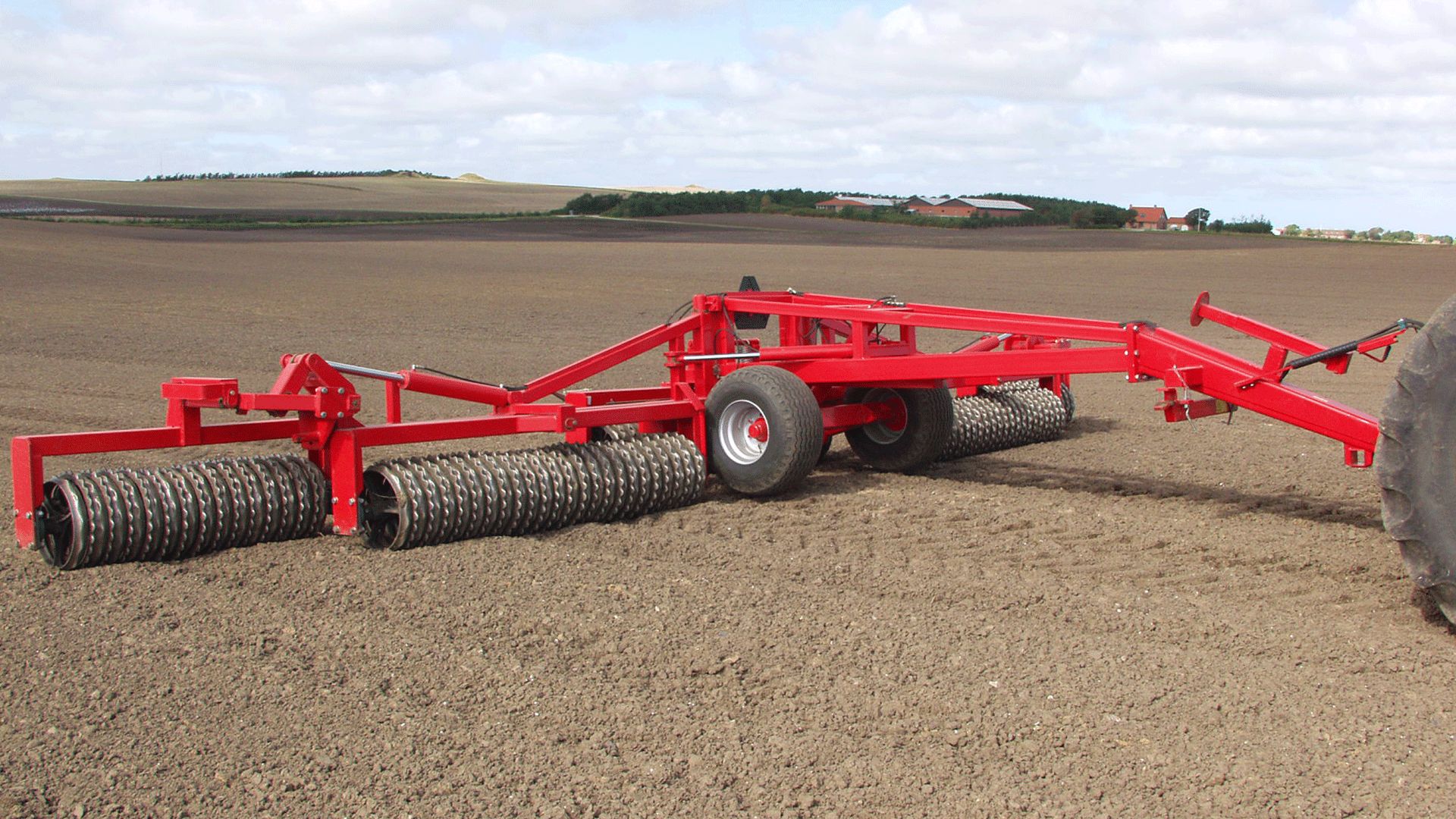 Swing-Roller - Rouleau agricole HE-VA - 10,20 à 12,20 m - Pour grand tracteur_1