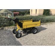 Brouette à moteur DT-300L E - Alitrak - 300 kg - Plateau 260L et moteur électrique 24V_1