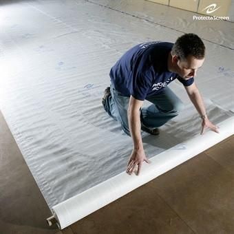 Film de protection PE spécial bâtiment - Polyéthylène recyclé - Fabrication française - Type 150, épaisseur 30µ_1