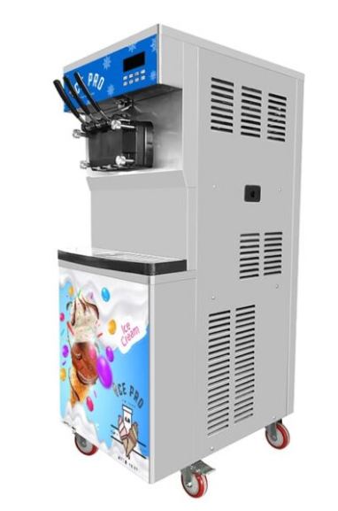 Machine à glace italienne 3,1 KW - agitateur dans les bacs, compresseur TECUMSEH, moteur MITSUBISHI silencieux - BKNB46_1