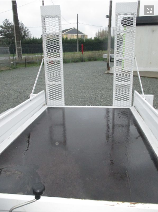 Remorque porte-engins 2 essieux - Appro Utilitaires - Carrosserie artisanale Caillaud - PTAC 3500 kg_1