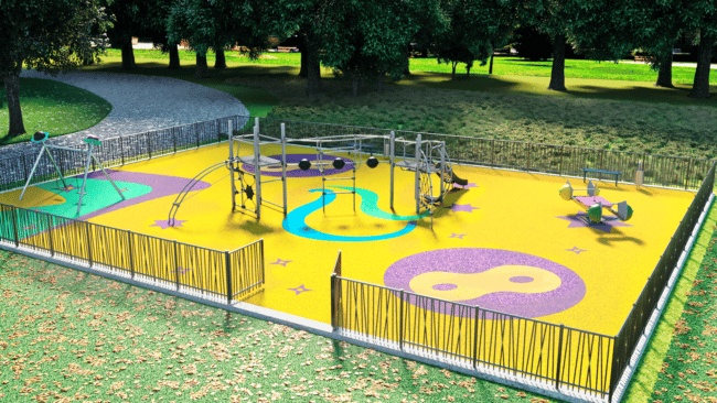 Structure multi-activités métallique Ninja Araneus - LD1SA2201 - Ludoparc - pour enfants dès 6 ans - capacité 30 personnes_1