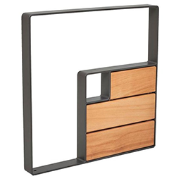 Support cycles moderne et design - CONCEPT - acier peint sur galva - 750x750x80 mm - 22 kg_1