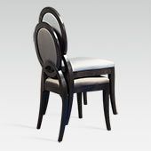 1814 - Chaise médaillon empilable - Collinet - structure hêtre massif - minimum quantitatif 24_1