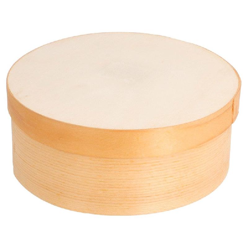 Boîte cylindrique bois et caissette siliconée Ø13x5cm - par 100_1