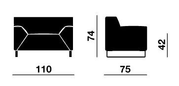 Fauteuil d'accueil ASSO - Offisit - 1 place, Bordeaux_1