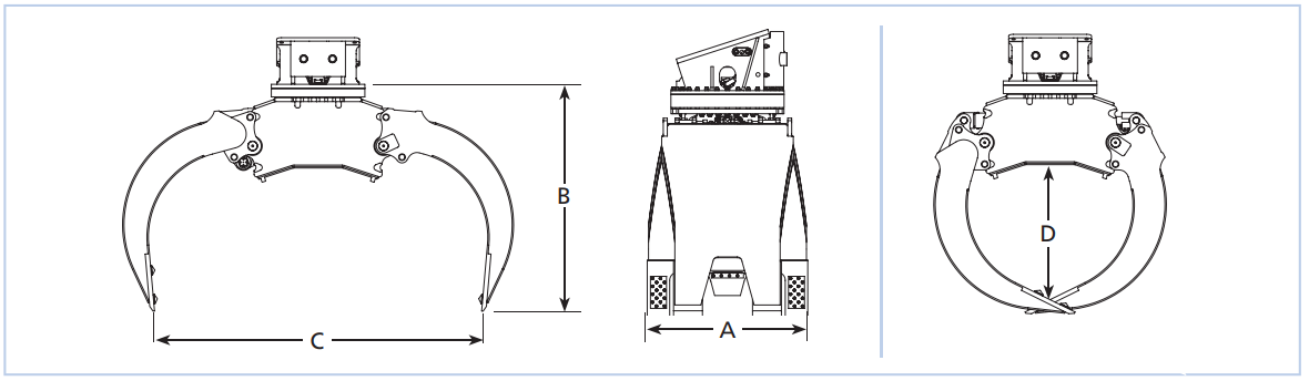 Grappin spécial lobster - Wimmer pour enrochements et démolition_1