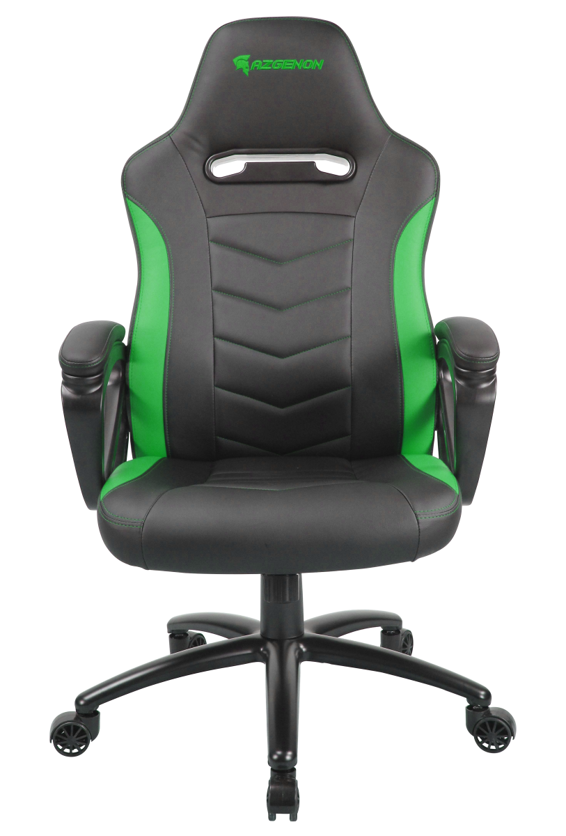 Fauteuil de bureau design racé - robuste et confortable - AZGENON Z100 Vert - Réf : AZG_Z100_BKGRN - poids maximal 120 kg_1