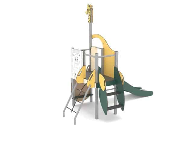 Structure multi-activités métallique safari - LD1SAF10050 - Ludoparc - pour enfants dès 1 an et plus_1