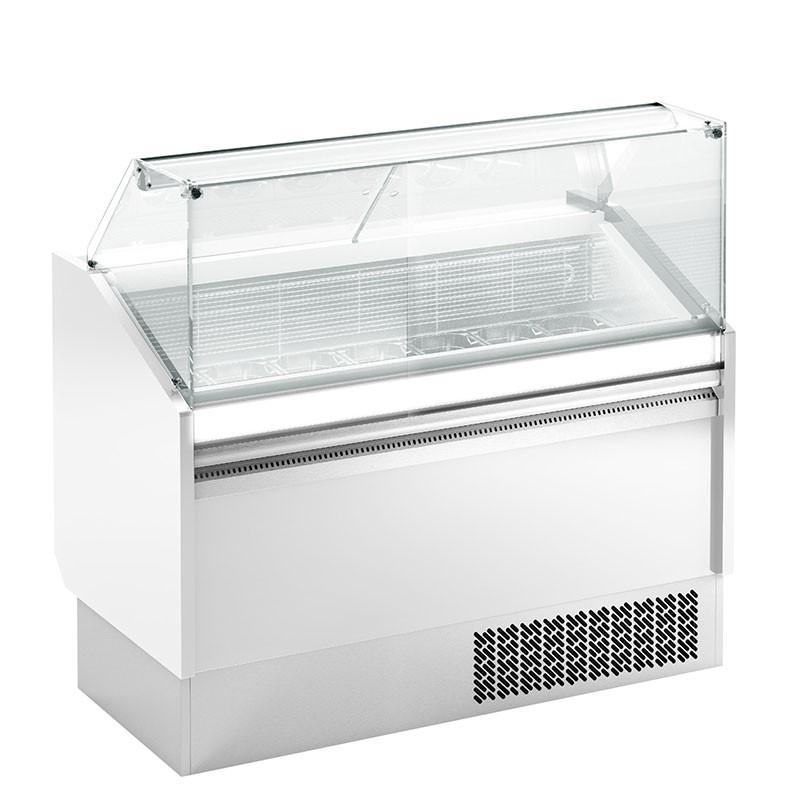 Vitrine de présentation glacier 13+13 bacs - ESTI Multicouleurs | Ggm - Blanc_1