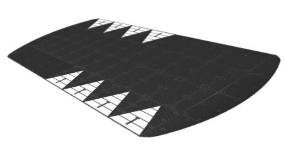 Ralentisseur dos d'âne - Conforme CEREMA - 4m x 10cm - Caoutchouc vulcanisé avec réflecteurs_1