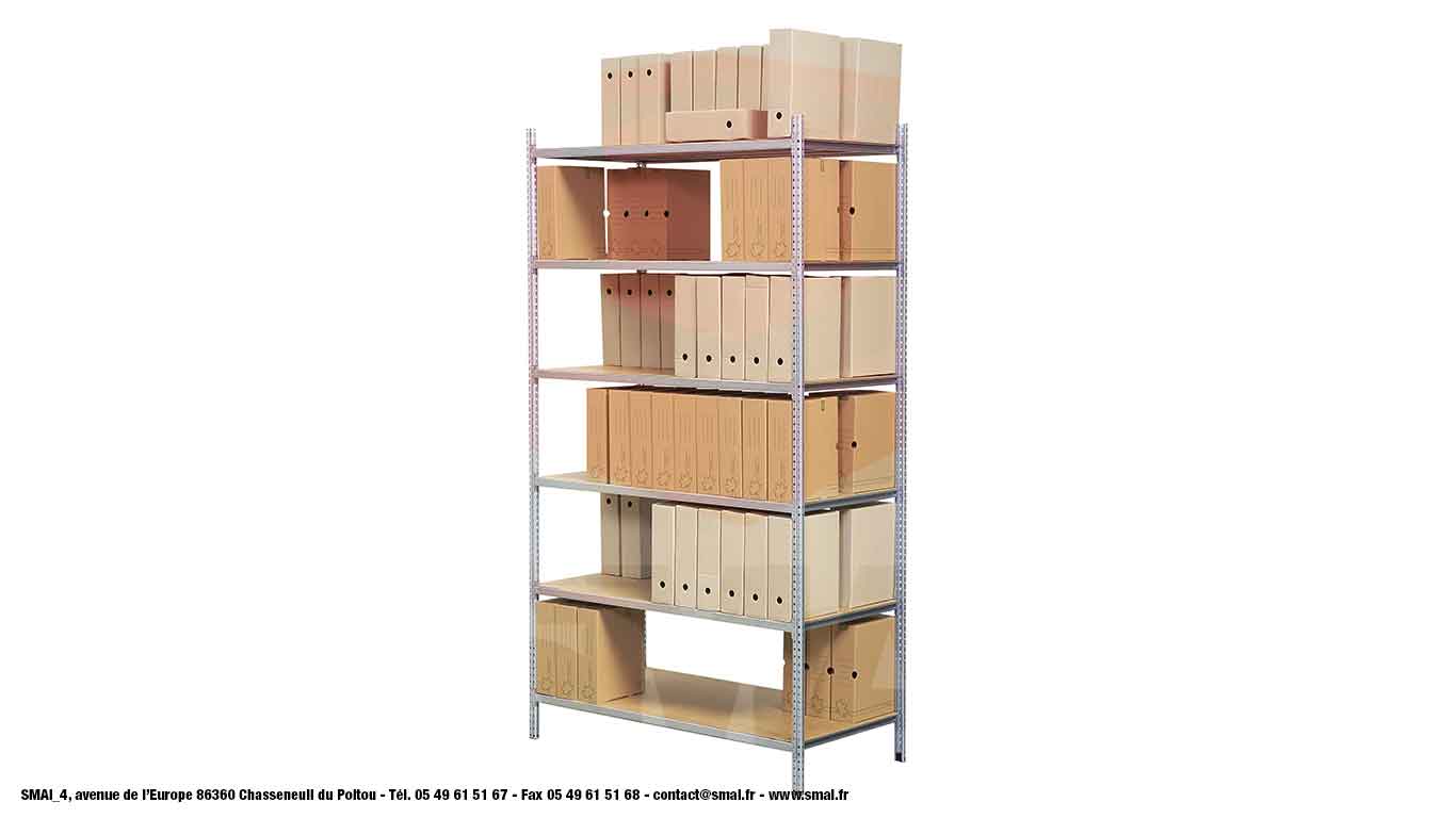 Rayonnage léger RAP - Archivage et stockage évolutif pour produits légers_1