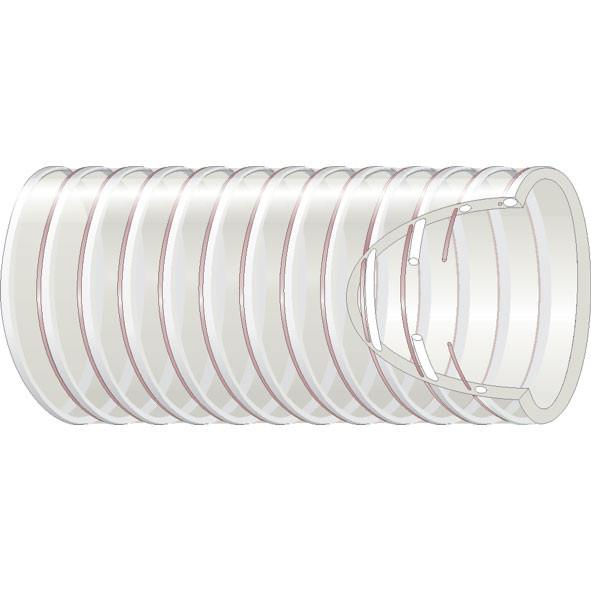 Tuyau Spirabel SNTA - Couronne de 25 m, Blanc, 40 mm / 44 mm_1