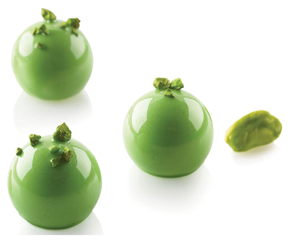 Moule en silicone professionnel SILIKOMART - 35 micro truffes Ø 2,2 cm - 30 x 17,5 cm - Résistance -60°C à +230°C_1
