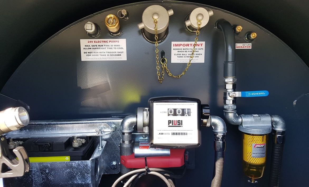 Station transportable Fuelstore 3000 litres - Cuve en acier double paroi conforme aux réglementations environnementales_1