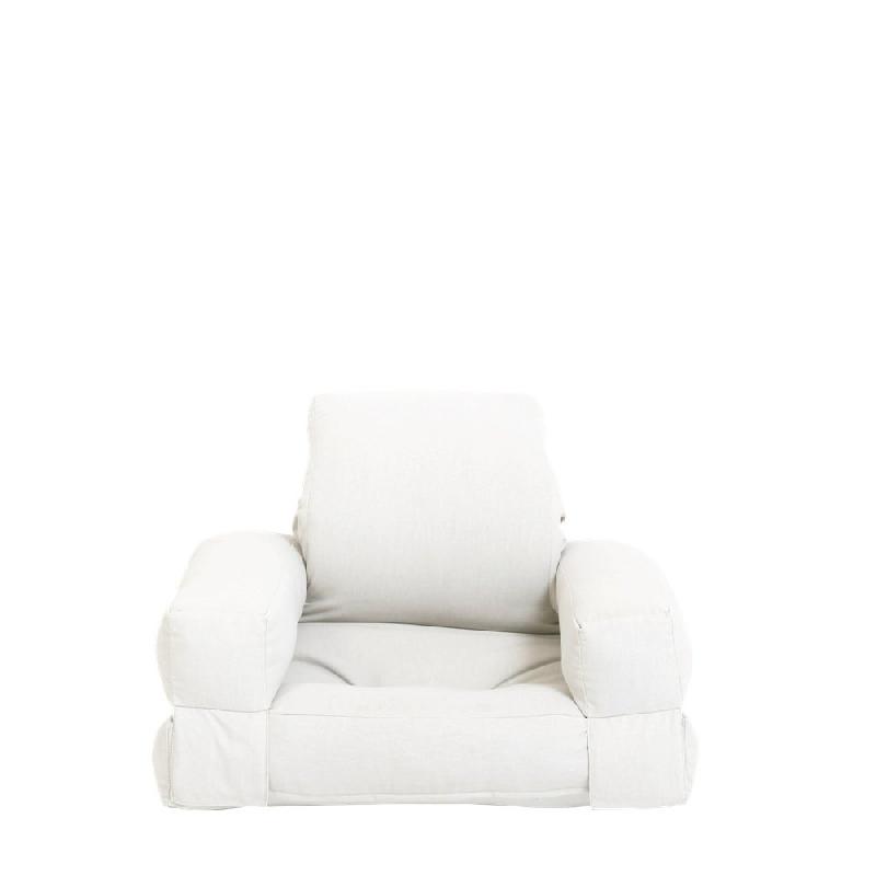 FAUTEUIL FUTON STANDARD CONVERTIBLE MINI HIPPO COULEUR NATUREL