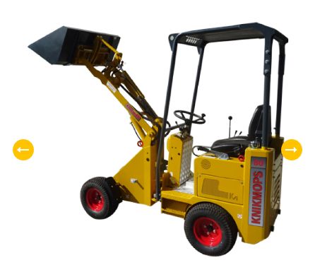 KM 80 - Mini-chargeuse diesel compacte Knikmops pour espaces restreints et gros travaux_1
