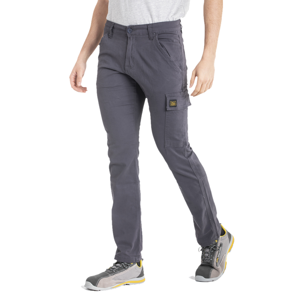 Pantalon multipoches Rica Lewis Carp Stretch - 98% coton 2% élasthanne 270g - PCP29 - Taille haute - Canvas Fibreflex_1