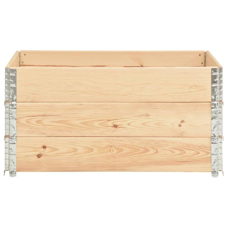 Vidaxl colliers de palette 3 pcs 80x120 cm bois de pin solide 310051_1