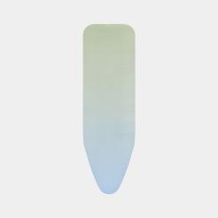 Housse de table à repasser taille B -124 x 38 cm, Housse externe - Soothing Sea - Housse de table à repasser Brabantia en coton avec couche de mousse de 2 mm_1