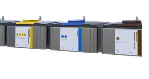 Système de gestion des déchets semi-enterré  - QUBUS E_1