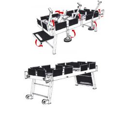 Établi de découpe sécurisé et robuste pour chantier Tab/apolo