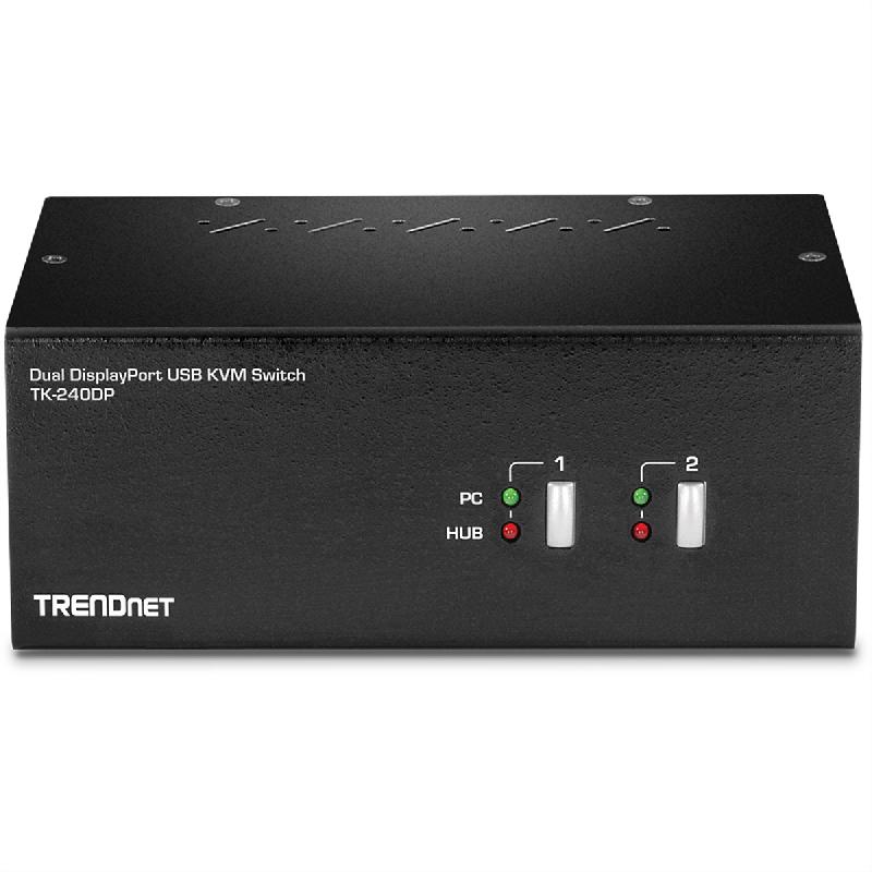 TRENDnet TK-240DP Switch KVM DisplayPort 2 ports à double écran_1