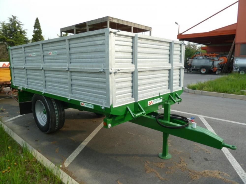 Vz60ml remorque agricole - Vendrame - retournement hydraulique trilatérale - charge 6000 kg - dimensions 4,00x2,20m_1