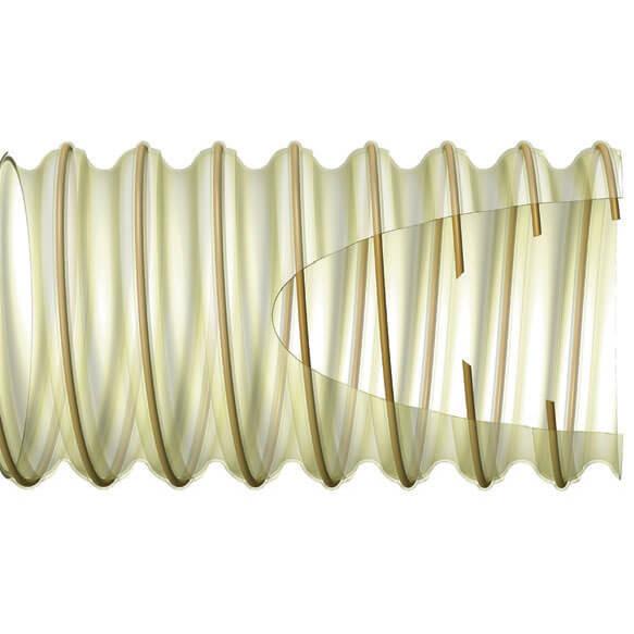 Gaine WINDFLEX 400 PU - Couronne de 10 m, Transparent, 60 mm_1